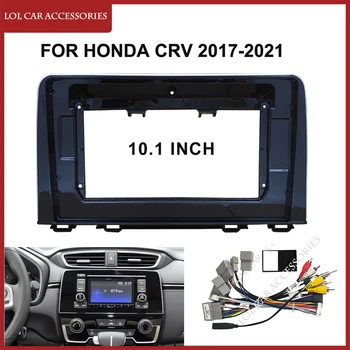 10,1 Инча Броня За Honda CRV CR-V 2017-2021 Авто Радио Стерео Android MP5 Плейър GPS Панел Рамка Главното Устройство 2 Din Покриване на Арматурното Табло