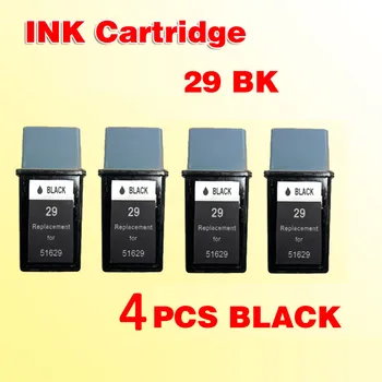 4x касети с мастило за принтер, съвместим для29 за 29 Officejet 500 520 570 580 590 600 610 51629A
