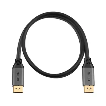 DisplayPort 1,4 Кабел 8 До 4 НА HDR 60 Hz 144 Hz Дисплей Портове И Конектори на Адаптера За Видео PC Лаптоп ТЕЛЕВИЗИЯ DP 1,4 DisplayPort Кабел